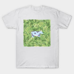 Cattle in Leaves T-Shirt